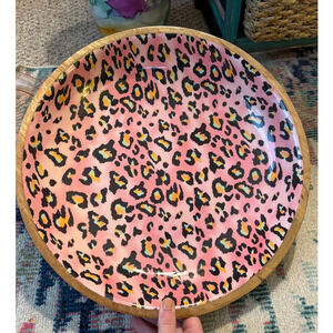 Leopard Print Decorative Tray – 12”
